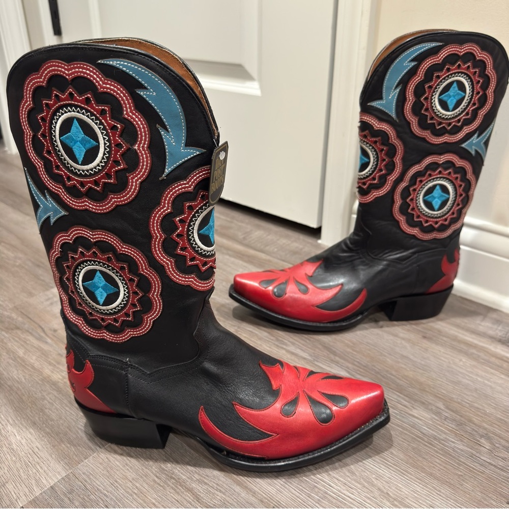 Dan Post Cherokee Bill Western Cowboy Leather Boots